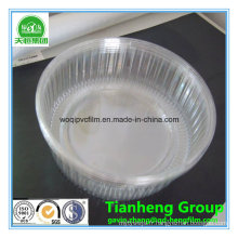 Transparent Clear Pet Rigid Film pour bols et tasses en plastique